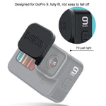RUIGPRO適用於GoPro HERO10 Black / HERO9 Black的軟橡膠防刮相機鏡頭保護蓋，適用於GoPro HERO9 Black