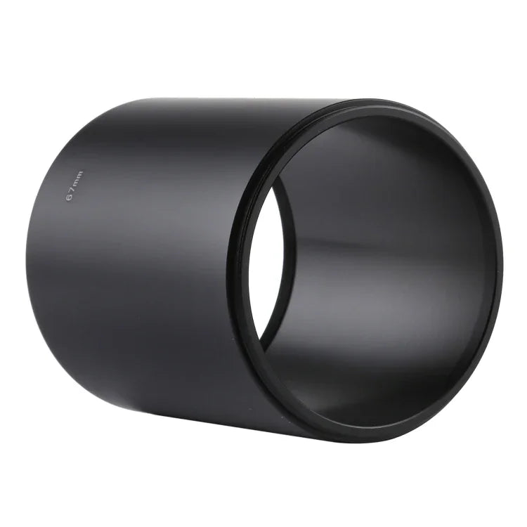 67mm 螺紋直管全金屬鏡頭遮光罩，適用中遠攝鏡頭，67mm