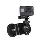 汽車吸盤安裝支架，適用於GoPro Hero11 Black / HERO10 Black / HERO9 Black / HERO8 Black /7 /6 /5 /5 Session /4 Session /4 /3+ /3 /2 /1，Xiaoyi及其他運動相機，尺寸：M，尺寸：M