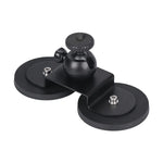 汽車吸盤安裝支架，適用於GoPro Hero11 Black / HERO10 Black / HERO9 Black / HERO8 Black /7 /6 /5 /5 Session /4 Session /4 /3+ /3 /2 /1，Xiaoyi及其他運動相機，尺寸：L，尺寸：L