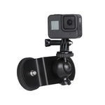 汽車吸盤安裝支架，適用於GoPro Hero11 Black / HERO10 Black / HERO9 Black / HERO8 Black /7 /6 /5 /5 Session /4 Session /4 /3+ /3 /2 /1，Xiaoyi及其他運動相機，尺寸：L，尺寸：L