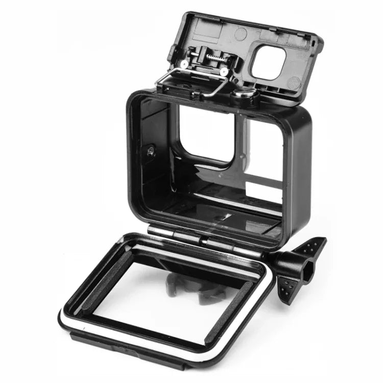 50米防水外殼保護殼，附扣環基本安裝座及螺絲，適用於 GoPro HERO10 Black / HERO9 Black，50米防水殼