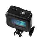 50米防水外殼保護殼，附扣環基本安裝座及螺絲，適用於 GoPro HERO10 Black / HERO9 Black，50米防水殼