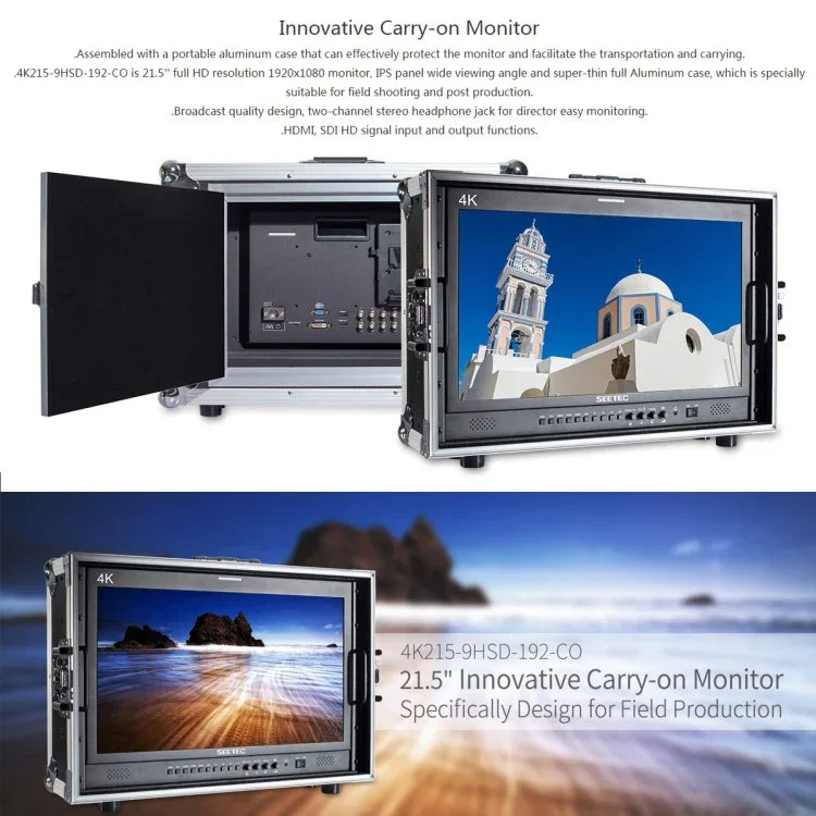 SEETEC 4K215-9HSD-CO 1920x1080 21.5 吋 SDI / HDMI 全高清導演盒攝影機現場監視器，4K215-9HSD-CO