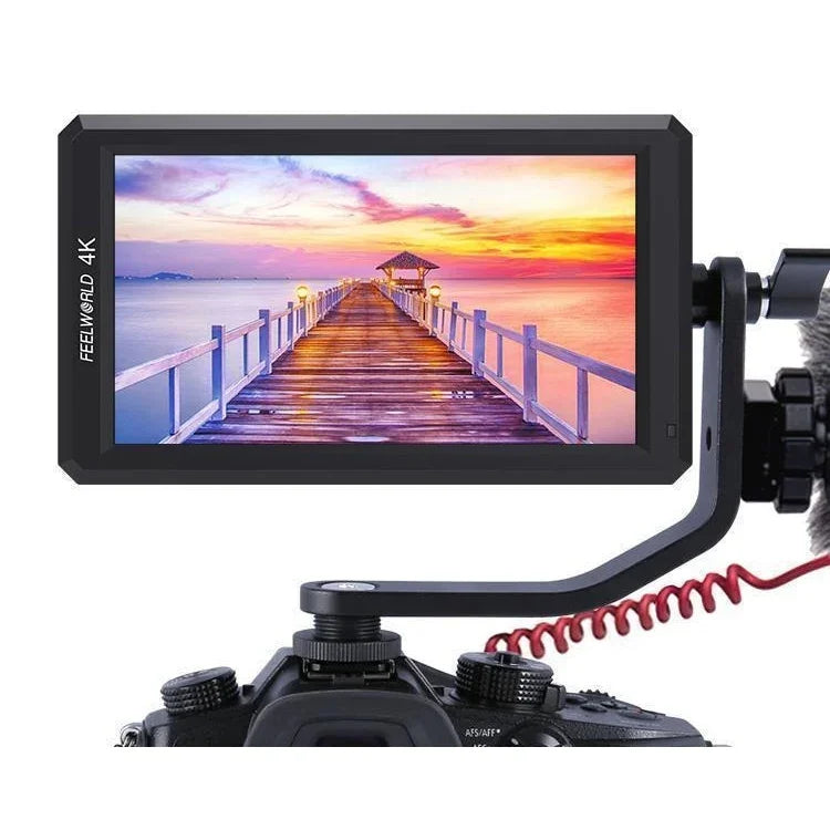 FEELWORLD F6 1920x1080 5.5 吋 IPS 螢幕 HDMI 4K 攝影機現場監視器，F6