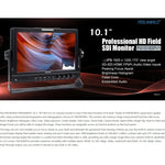 FEELWORLD FW1018SPV1 1920x1200 10.1 吋 IPS 螢幕高清彩色 LCD 導演攝影機現場監視器，FW1018SPV1