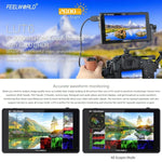 FEELWORLD LUT6 1920x1080 2600 尼特 6 吋 IPS 螢幕 HDMI 4K 觸控控制攝影機現場監視器，LUT6