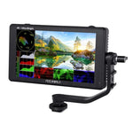 FEELWORLD LUT6 1920x1080 2600 尼特 6 吋 IPS 螢幕 HDMI 4K 觸控控制攝影機現場監視器，LUT6