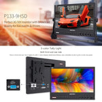 SEETEC P133-9HSD 1920x1080 13.3 吋廣播級全高清媒體電影攝影機現場監視器，P133-9HSD