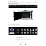SEETEC P173-9HSD-CO 1920x1080 17.3 吋 SDI / HDMI 4K 廣播級專業攝影機現場監視器，P173-9HSD-CO