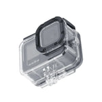 45米防水外殼保護殼，附扣環基本安裝座及螺絲，適用於 GoPro HERO10 Black / HERO9 Black，適用於 GoPro HERO9 Black