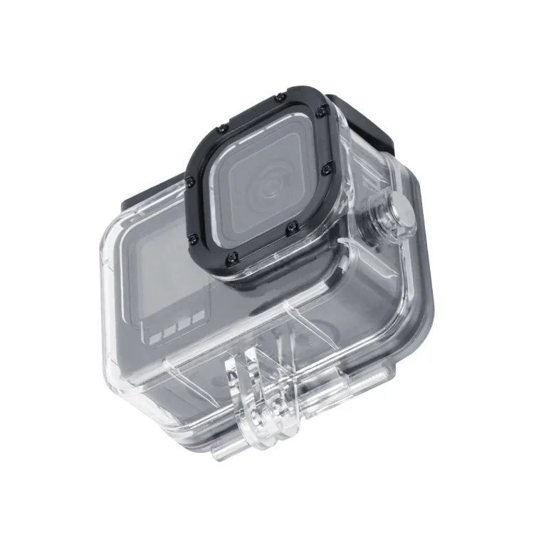 45米防水外殼保護殼，附扣環基本安裝座及螺絲，適用於 GoPro HERO10 Black / HERO9 Black，適用於 GoPro HERO9 Black