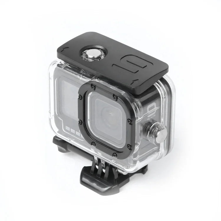 防震防塵外殼保護殼，帶充電孔及扣環基本安裝座及螺絲，適用於 GoPro HERO10 Black / HERO9 Black