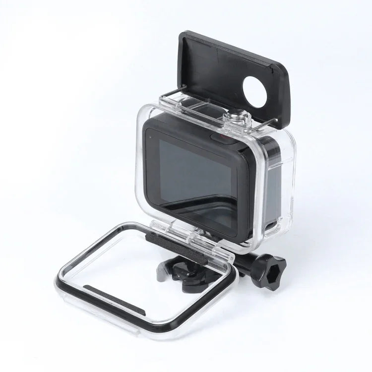 防震防塵外殼保護殼，帶充電孔及扣環基本安裝座及螺絲，適用於 GoPro HERO10 Black / HERO9 Black