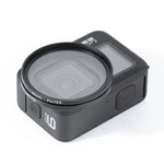 RUIGPRO 專業 52mm CPL 鏡頭濾鏡，附濾鏡轉接環及鏡頭蓋，適用於 GoPro HERO10 Black / HERO9 Black
