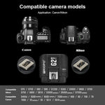 TRIOPO G2 無線閃光燈觸發器 2.4G 收發雙用 TTL 高速觸發器，適用 Nikon 相機，G2 適用 Nikon 相機