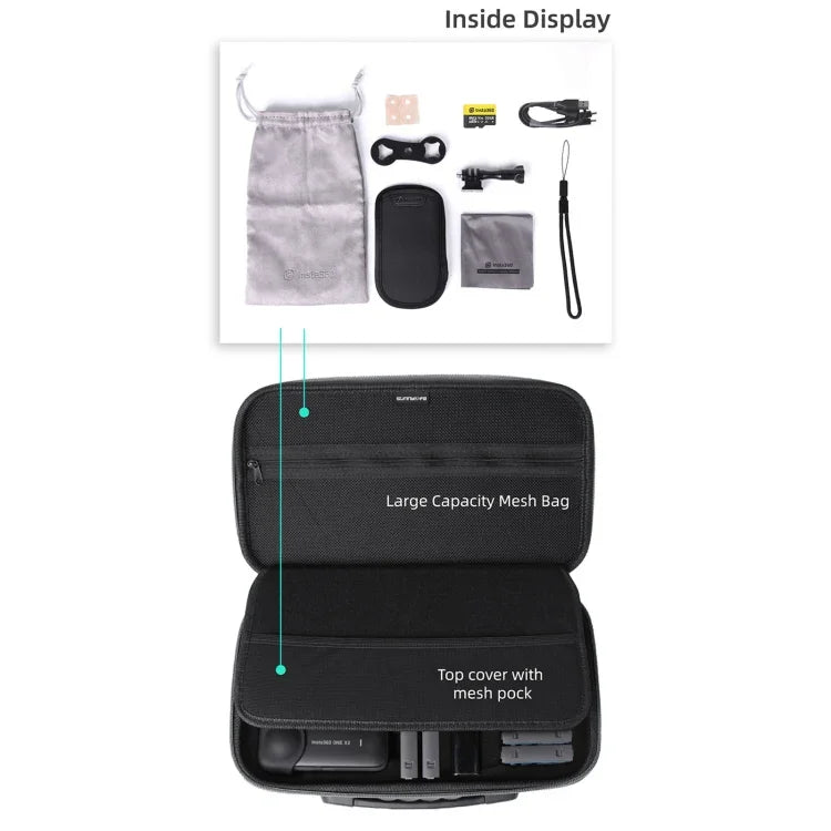 Sunnylife IST-B193 收納包手提袋，適用於 Insta360 ONE X2 / X，適用於 Insta360 ONE X2 / X