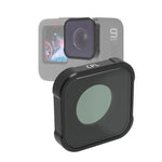 JSR KB 系列 CPL 鏡頭濾鏡，適用於 GoPro HERO13 Black /12 Black /11 Black /10 Black /9 Black，CPL