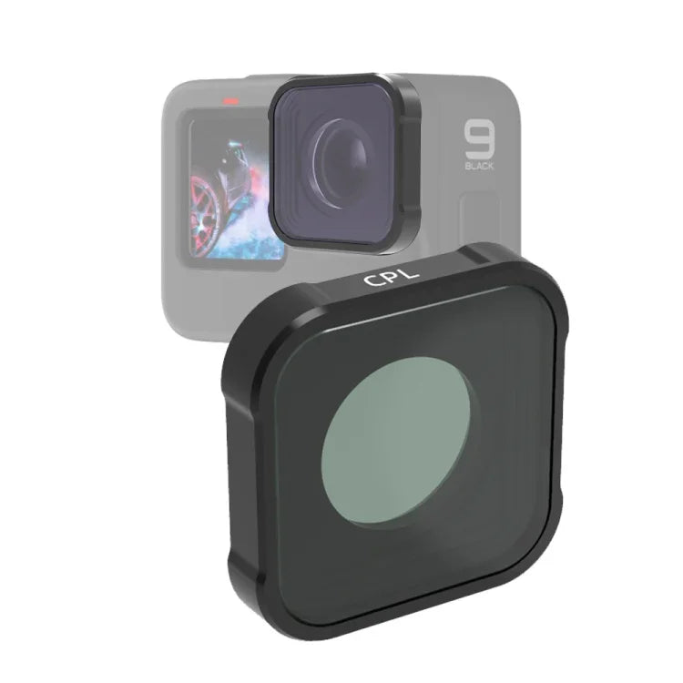 JSR KB 系列 CPL 鏡頭濾鏡，適用於 GoPro HERO13 Black /12 Black /11 Black /10 Black /9 Black，CPL