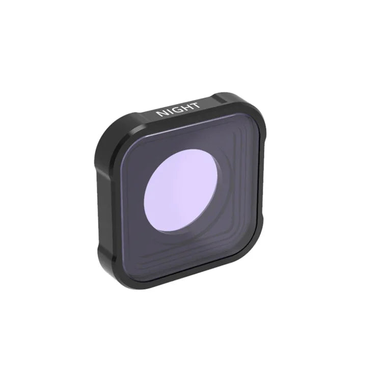JSR KB 系列夜間光害減少鏡頭濾鏡，適用於 GoPro HERO13 Black /12 Black /11 Black /10 Black /9 Black，NIGHT