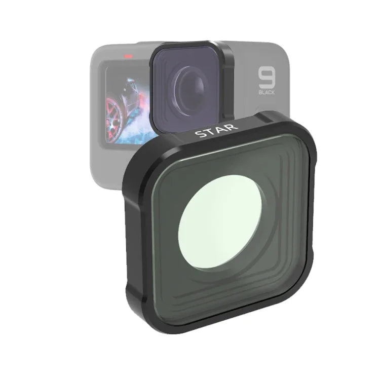 JSR KB 系列星光效果鏡頭濾鏡，適用於 GoPro HERO13 Black /12 Black /11 Black /10 Black /9 Black，星光