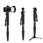 BEXIN MAS325 便攜旅行戶外 DSLR 相機鋁合金獨腳架支架，MAS325