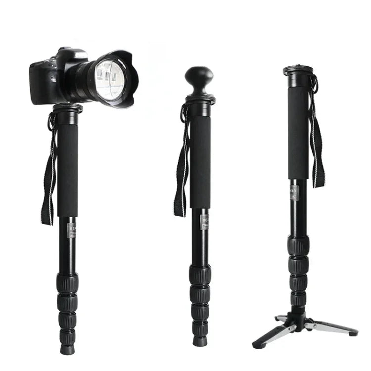 BEXIN MAS325 便攜旅行戶外 DSLR 相機鋁合金獨腳架支架，MAS325