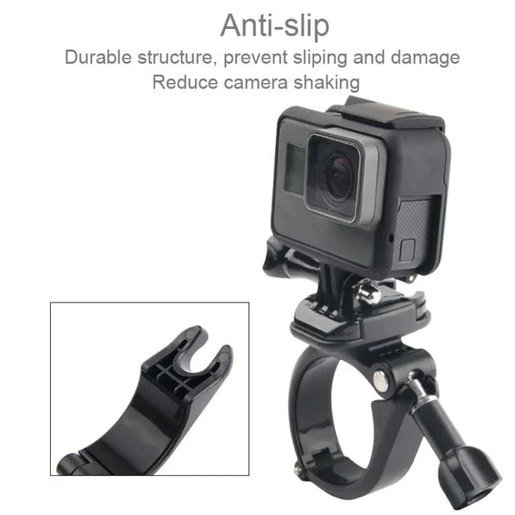 GP434 大尺寸自行車摩托車把手固定座，適用於 GoPro、Insta360、DJI 及其他運動相機，GP434