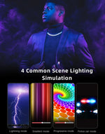 LUXCeO RGB 彩色攝影 LED 棒視頻燈 APP 控制 可調色溫 防水手持 LED 補光燈 含遙控器，P200 RGB
