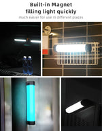 LUXCeO RGB 彩色攝影 LED 棒視頻燈 APP 控制 可調色溫 防水手持 LED 補光燈 含遙控器，P200 RGB