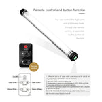 LUXCeO P7 雙色溫攝影 LED 棒視頻燈 防水手持 LED 補光燈 含遙控器，P7