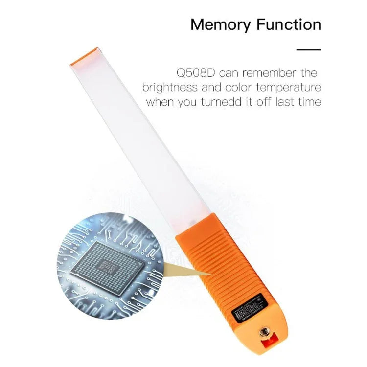 LUXCeO Q508D 雙色溫攝影 LED 棒視頻燈 手持 LED 補光燈 閃光燈，Q508D
