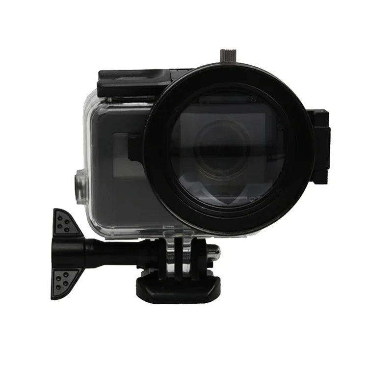 GoPro HERO5 運動攝影機專業 58mm 16X 微距鏡頭近拍濾鏡，含鏡頭底座、轉接環、鏡頭保護蓋、防丟手繩及清潔布