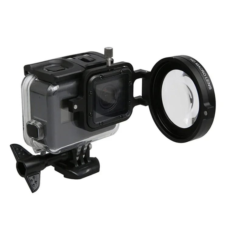 GoPro HERO5 運動攝影機專業 58mm 16X 微距鏡頭近拍濾鏡，含鏡頭底座、轉接環、鏡頭保護蓋、防丟手繩及清潔布