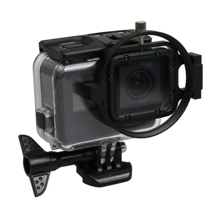 GoPro HERO5 運動攝影機專業 58mm 16X 微距鏡頭近拍濾鏡，含鏡頭底座、轉接環、鏡頭保護蓋、防丟手繩及清潔布