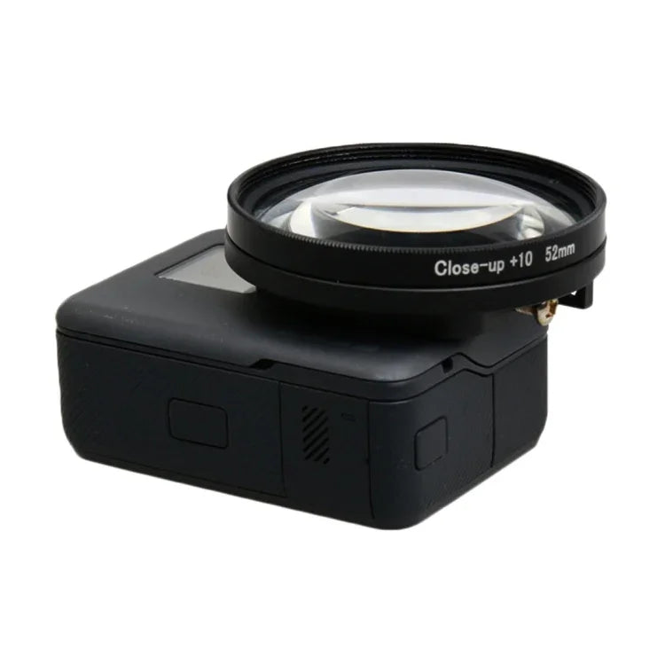 適用GoPro HERO5運動相機專業52mm 10X微距鏡頭近拍濾鏡
