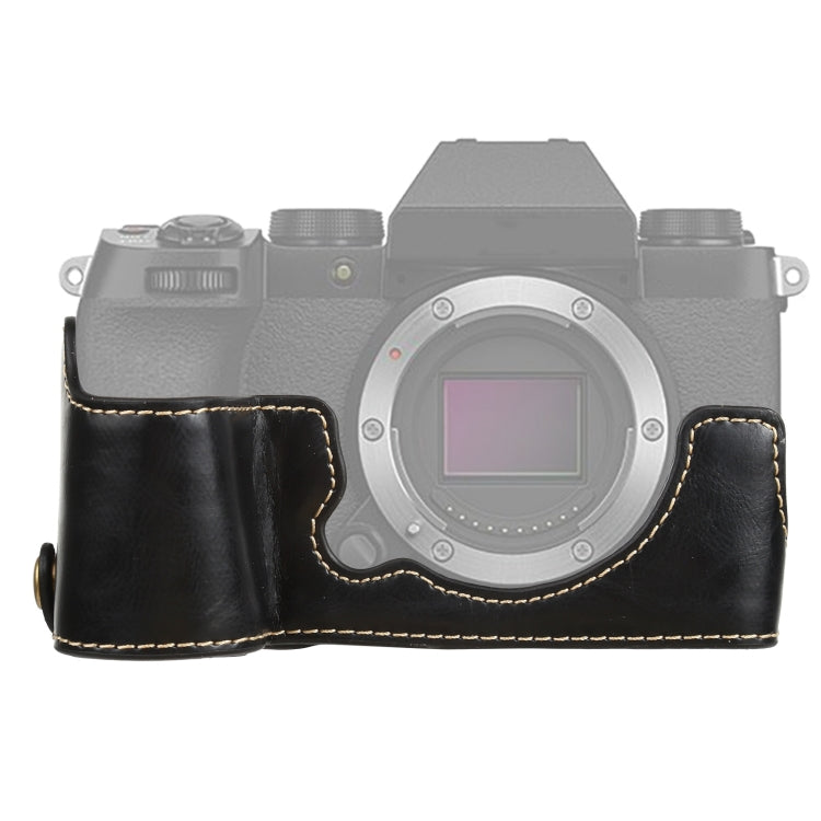 1/4 吋螺紋 PU 皮革相機半套底座 適用 FUJIFILM X-S10，適用 FUJIFILM X-S10