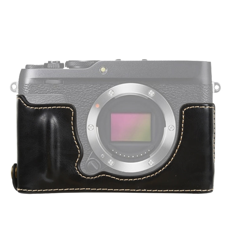1/4 吋螺紋 PU 皮革相機半套底座，適用於 FUJIFILM XE4