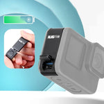 RUIGPRO 鋁合金電池側接口蓋，適用於 GoPro HERO10 Black / HERO9 Black，鋁合金側蓋