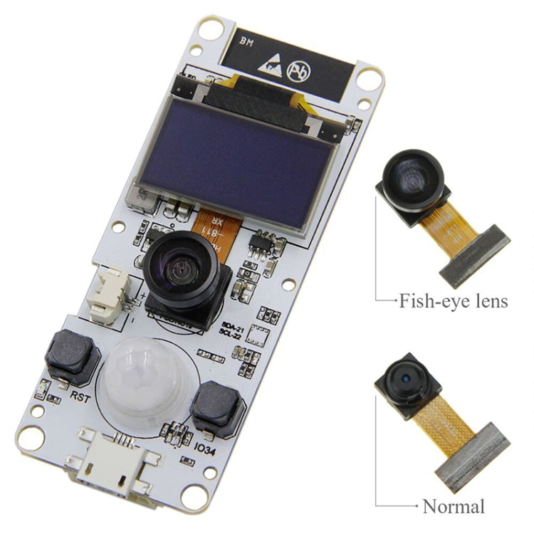 TTGO OV2640 標準擴展單鏡頭相機模組，適用於 T-Camera Plus ESP32-DOWDQ6 8MB SPRAM，標準擴展單鏡頭