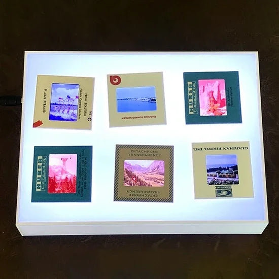 照片瀏覽器 LED 輕箱板盒，美式插頭