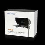 FEELWORLD TP10 便攜 10 吋折疊提詞器 附遙控器 鏡頭轉接環 適用 10 吋以下智慧型手機 / 平板, TP10