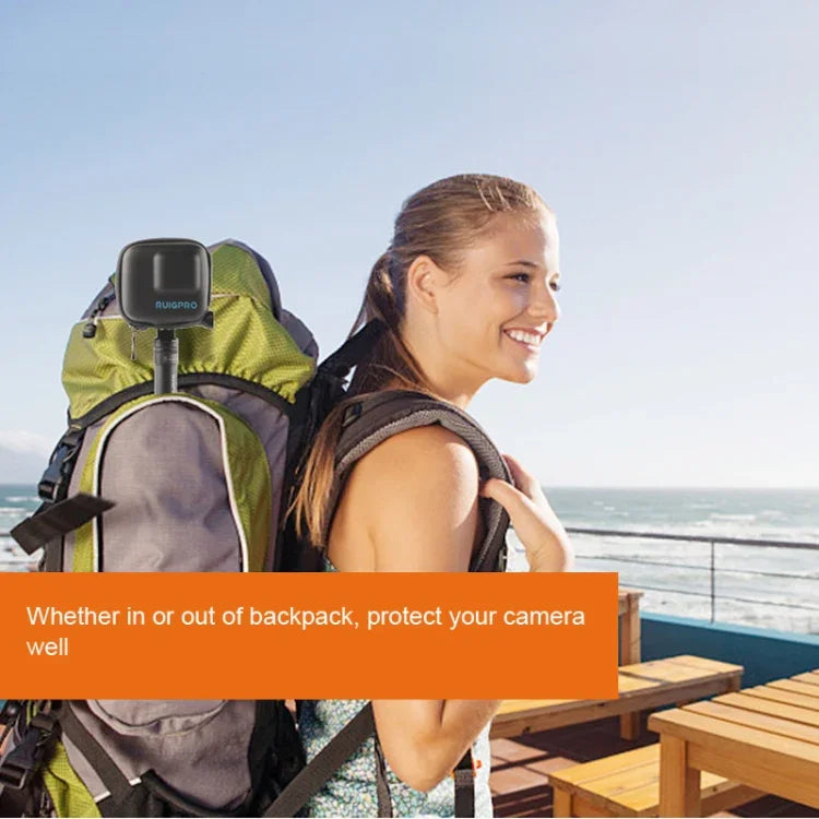 RUIGPRO 超迷你 EVA 收納保護盒，適用於 GoPro Hero11 Black / HERO10 Black / HERO9 Black / HERO8 Black /7 /6 /5，適用於 GoPro HERO7 /6 /5
