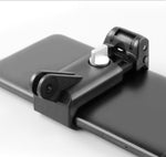 自拍棒單腳架手機夾，適用於 iPhone、Samsung、HTC、Sony、LG 及其他智慧型手機，夾持範圍：6-9cm，手機夾