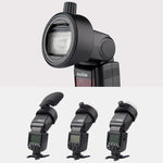 Godox S-R1 閃光燈圓形轉接器 適用 Godox TT685 / V860II / V350 / TT600, S-R1
