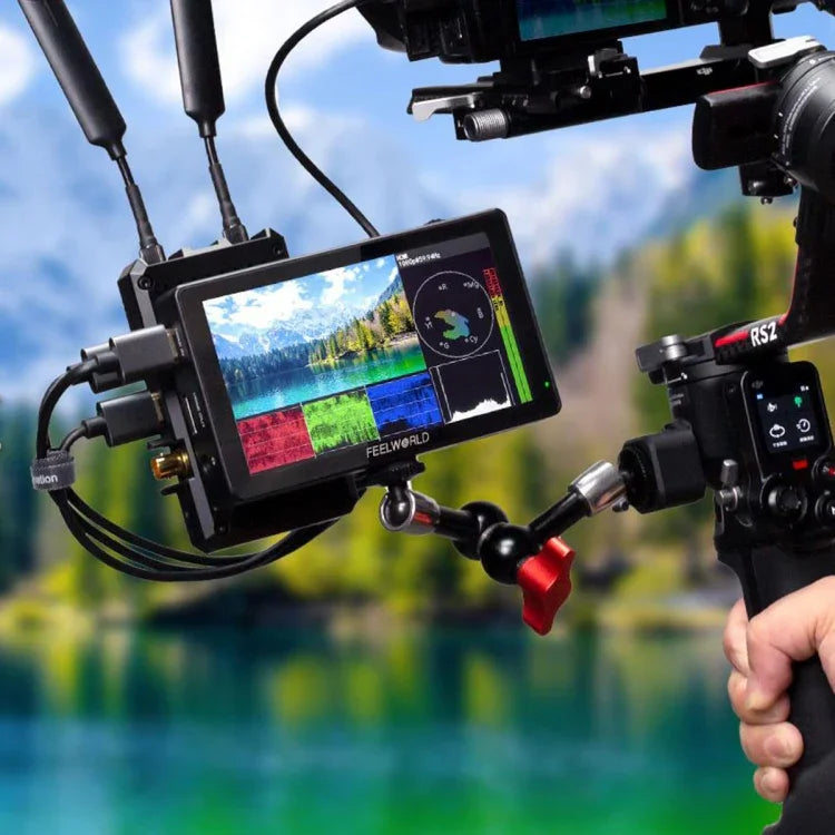 FEELWORLD LUT5 5.5 吋超高亮度 3000nit 觸控螢幕 DSLR 攝影機外接監視器，LUT5