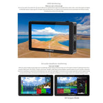 FEELWORLD LUT5 5.5 吋超高亮度 3000nit 觸控螢幕 DSLR 攝影機外接監視器，LUT5