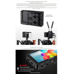 FEELWORLD LUT5 5.5 吋超高亮度 3000nit 觸控螢幕 DSLR 攝影機外接監視器，LUT5