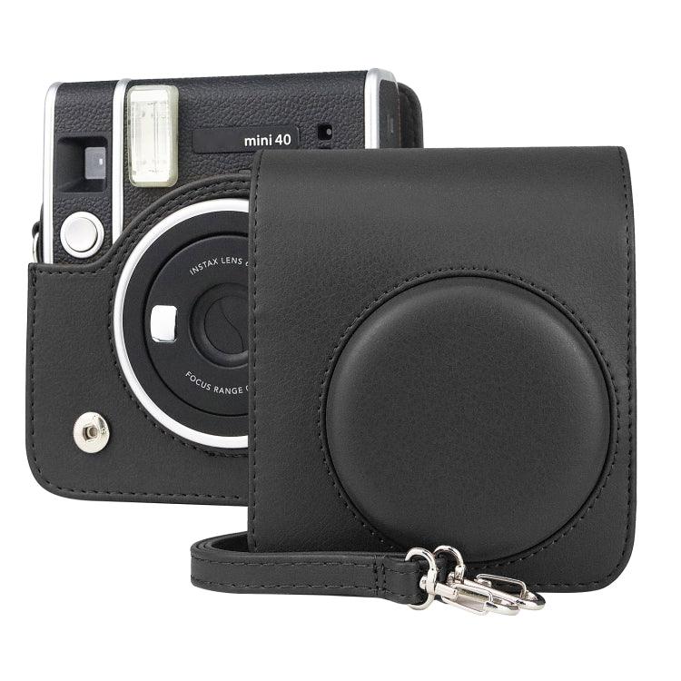 FUJIFILM instax mini 40 復古全身相機 PU 皮革包附背帶，適用於 FUJIFILM instax mini 40