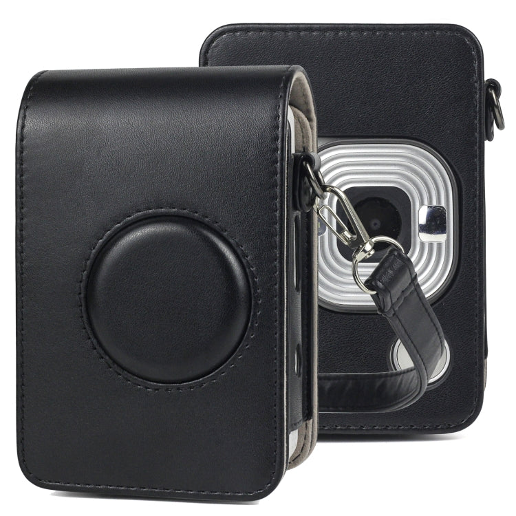 FUJIFILM instax mini Liplay 復古全身相機 PU 皮革包附背帶，適用於 FUJIFILM instax mini Liplay